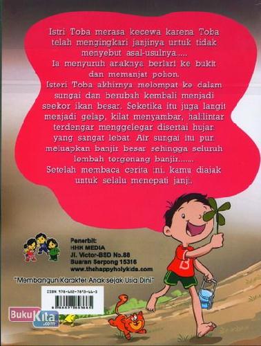 Cover Belakang Buku HHK Legenda Danau Toba Sumatera Utara