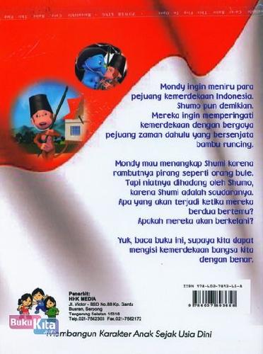 Cover Belakang Buku Pahlawan Kemerdekaan (Seri Cerita Pembangun Karakter Anak)