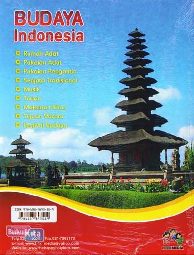 Cover Belakang Buku Budaya Indonesia Super Lengkap Full Colour (Seri Ilmu Pengetahuan Umum)