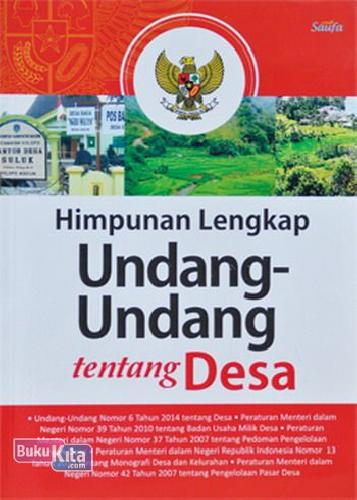 Cover Buku Himpunan Lengkap Undang-Undang Tentang Desa