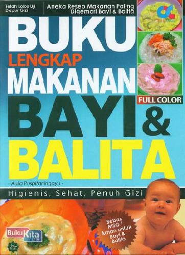Cover Buku Buku Lengkap Makanan Bayi dan Balita