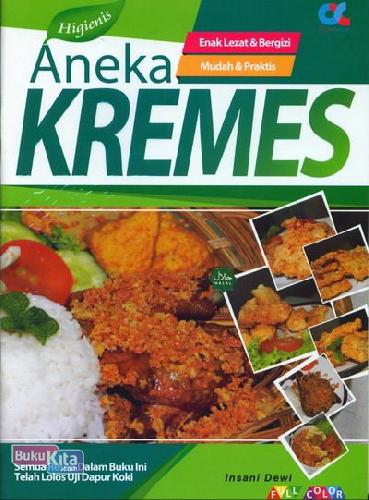 Cover Buku Aneka Kremes Enak Lezat dan Bergizi (Full Color)