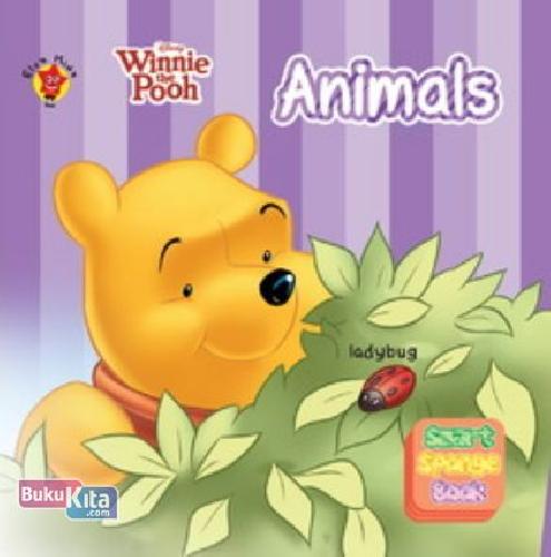 Cover Buku Smart Sponge Book Pooh: Animals