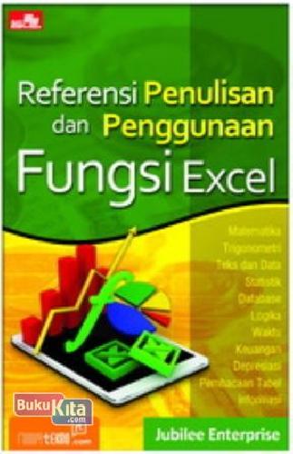 Cover Buku Referensi Penulisan Dan Penggunaan Fungsi Excel