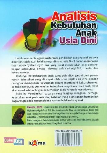 Cover Belakang Buku Analisis Kebutuhan Anak Usia Dini