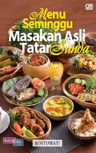 Cover Buku Menu Seminggu Masakan Asli Tatar Sunda
