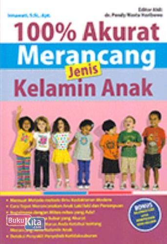 Cover Buku 100% Akurat Merancang Jenis Kelamin Anak