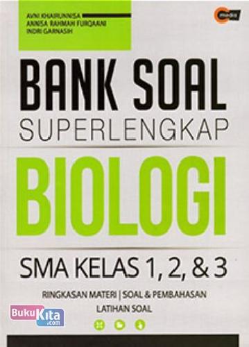 Cover Buku Bank Soal Superlengkap Biologi SMA Kelas 1, 2, & 3