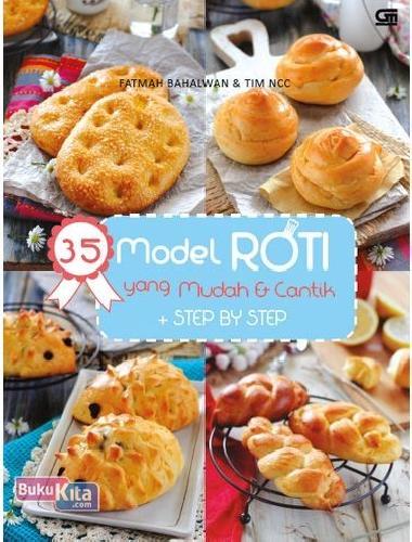 Cover Buku 35 MODEL ROTI YANG MUDAH & CANTIK + STEP BY STEP