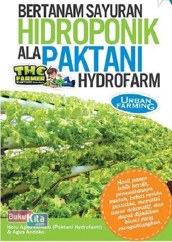 Cover Buku Bertanam Sayuran Hidroponik ala Paktani Hydrofarm