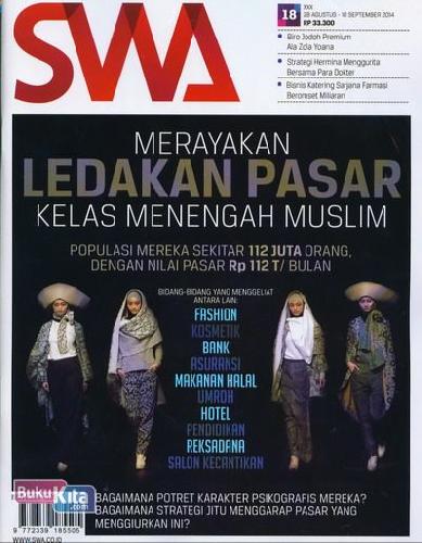 Cover Buku Majalah SWA Sembada No. 18 | 28 Agustus - 10 September 2014