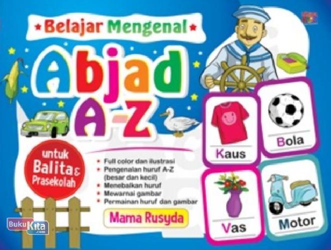 Cover Buku Belajar Mengenal Abjad A-Z (untuk Balita & Prasekolah)
