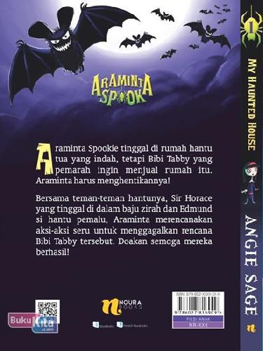 Cover Belakang Buku Araminta Spook 1: My Haunted House