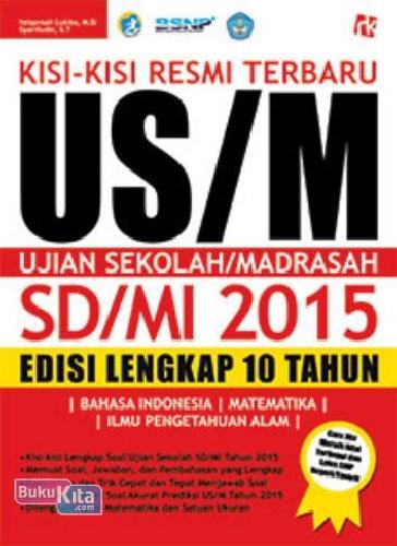 Cover Buku Kisi-kisi Resmi Terbaru US/M SD/MI 2015