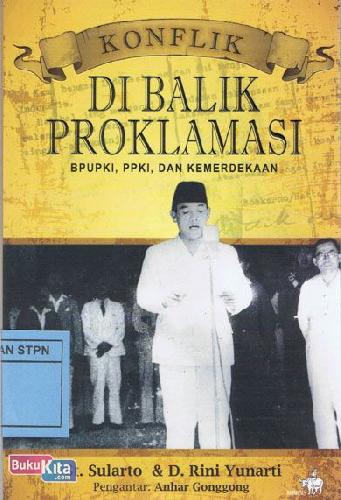 Cover Buku Konflik di Balik Proklamasi