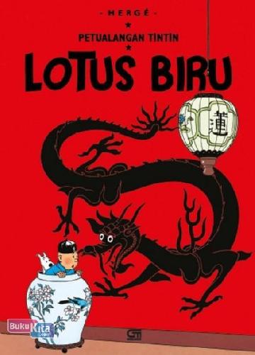 Cover Buku Petualangan Tintin : Lotus Biru