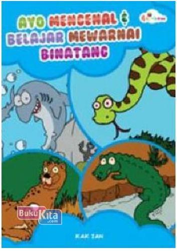 Cover Buku Ayo Mengenal dan Belajar Mewarnai Binatang