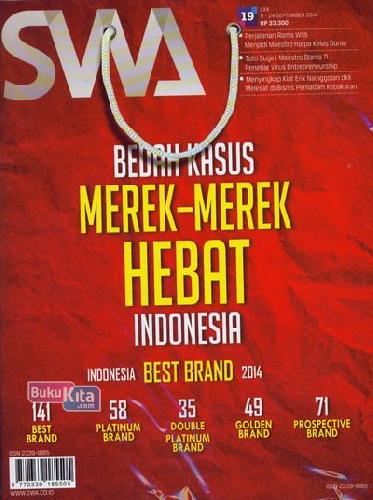 Cover Buku Majalah SWA Sembada No. 19 | 11 - 24 September 2014