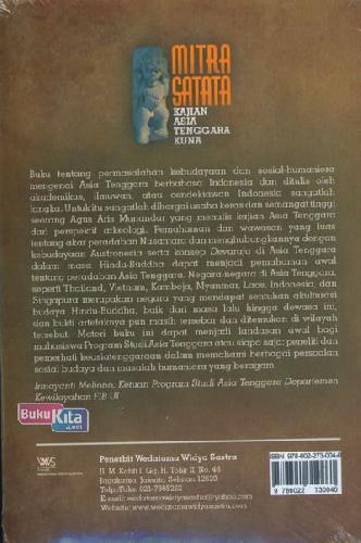 Cover Belakang Buku Mitra Satata : Kajian Asia Tenggara Kuna