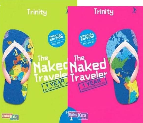 Cover Buku Paket The Naked Traveler 1 Year Round The World Trip 1-2