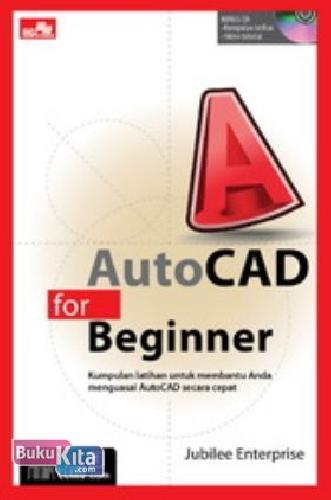 Cover Buku Autocad For Beginner + Cd