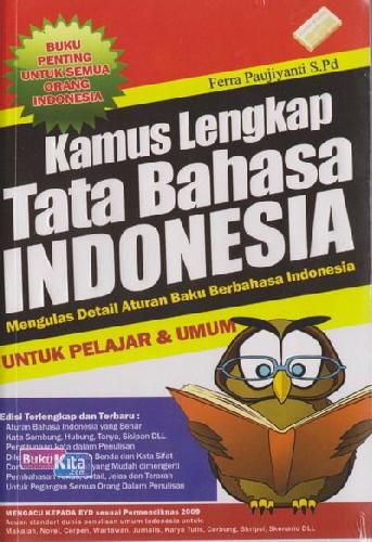 Cover Buku Kamus Lengkap Tata Bahasa Indonesia