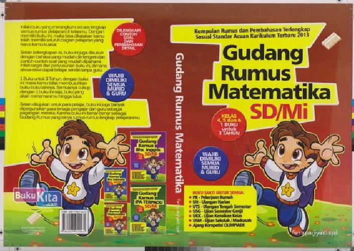 Cover Buku Gudang Rumus Matematika SD/MI