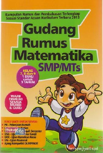 Cover Buku Gudang Rumus Matematika SMP/MTs