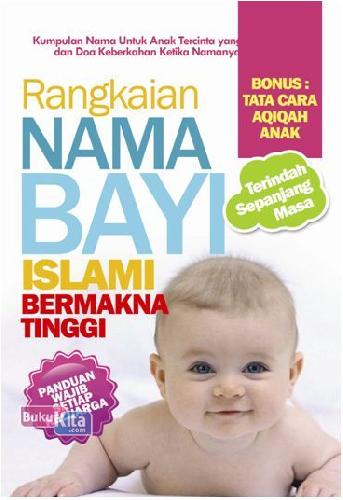 Cover Buku Rangkaian Nama Bayi Islami Bermkna Tinggi