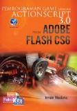 Cover Buku Pemrograman Game dengan Actionscript 3.0 pada Adobe Flash CS6+cd
