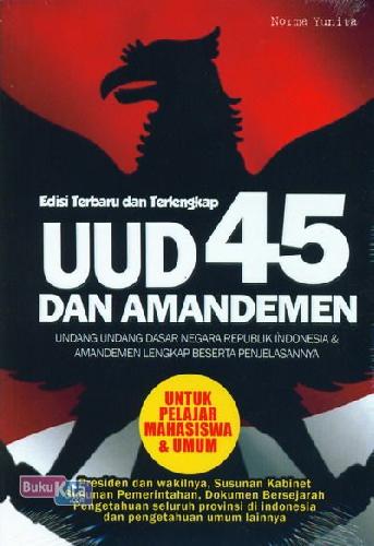 Cover Buku Edisi Terbaru dan Terlengkap UUD 1945 dan Amandemen