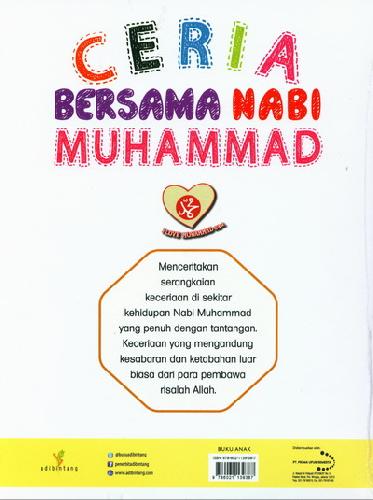 Cover Belakang Buku Ceria Bersama Nabi Muhammad