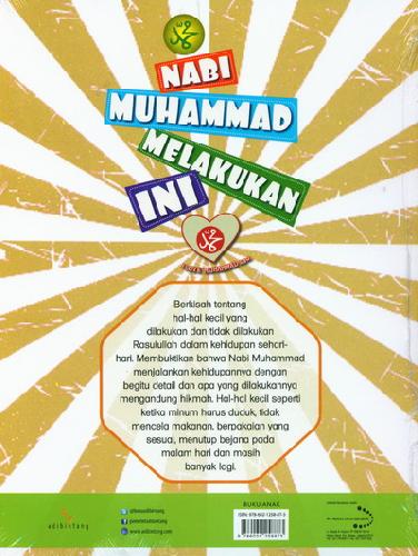 Cover Belakang Buku Nabi Muhammad Melakukan Ini