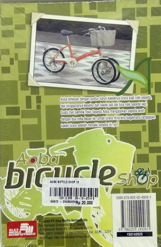Cover Belakang Buku Aoba Bicycle Shop 16