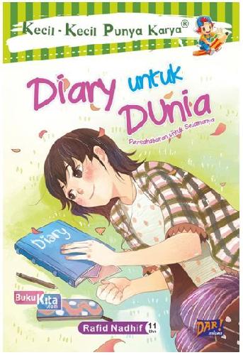 Cover Buku Kkpk: Diary Untuk Dunia