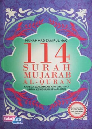 Cover Buku 114 Surah Mujarab AL- Quran