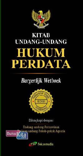Cover Buku Kitab Undang-Undang Hukum Perdata burgerlijk Wetboek Ed Terbaru
