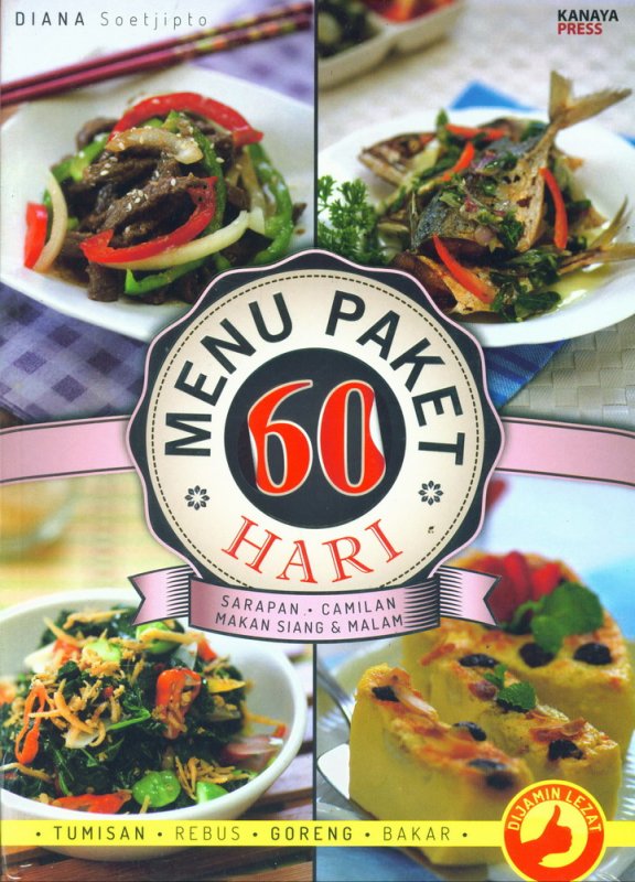 Cover Menu Paket 60 Hari Sarapan Camilan Makan Siang & Malam