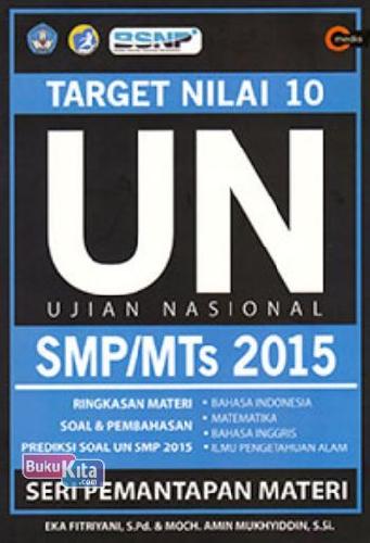 Cover Buku Target Nilai 10 UN SMP/MTs 2015
