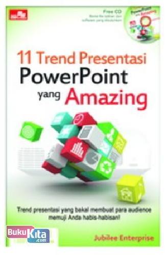Cover Buku 11 Trend Presentasi Powerpoint Yang Amazing + Cd