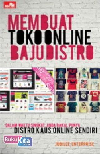 Cover Buku Membuat Toko Online Baju Distro