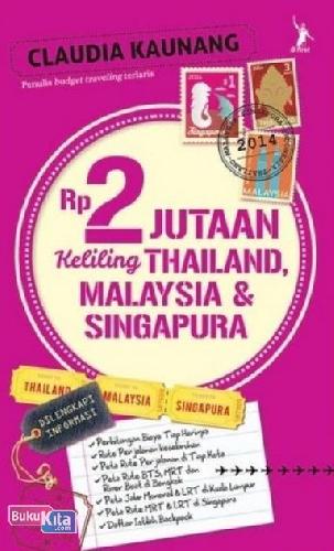Cover Buku Rp 2 Jutaan Keliling Thailand. Mal - New