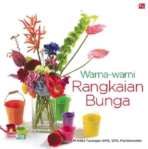 Cover Buku Warna-Warni Rangkaian Bunga