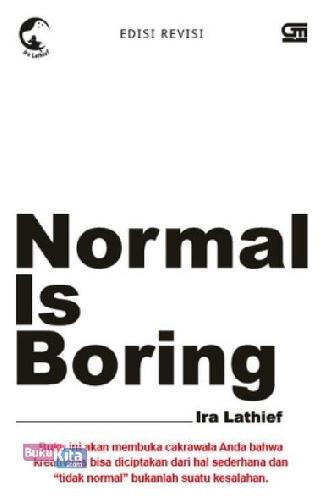 Cover Buku Normal Is Boring (Cover Baru)