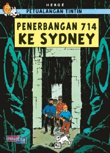 Cover Buku Petualangan Tintin: Penerbangan 714 Ke Sydney