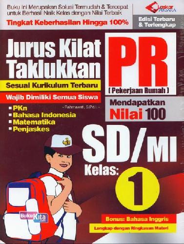 Cover Buku SD/Mi Kl 1 Jurus Kilat Taklukkan Pr Edisi Terbaru&Terlengkap