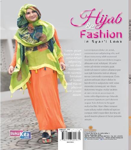 Cover Belakang Buku Hijab & Fashion in Syar'i Look