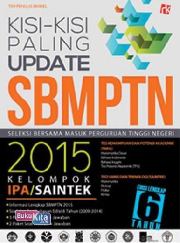 Cover Depan Buku Kisi-kisi Update SBMPTN 2015 Kelompok IPA/SAINTEK