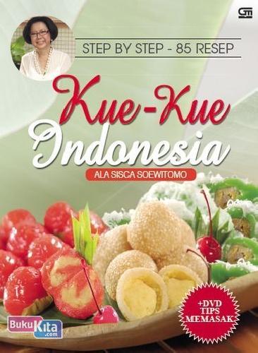 Cover Buku Step By Step 85 Resep Kue Indonesia + Dvd