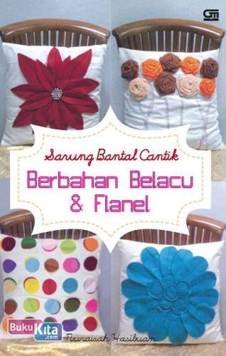 Cover Buku Sarung Bantal Cantik Berbahan Belacu & Flanel